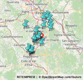 Mappa Strada di Greve, 50028 Barberino Tavarnelle FI (10.2935)