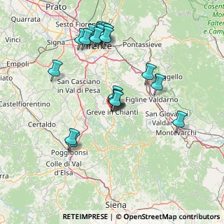 Mappa Piazza Santa Croce, 50022 Greve in Chianti FI, Italia (16.183)