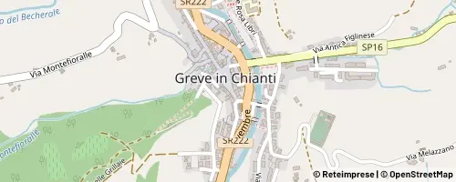 Mappa Greve in Chianti
