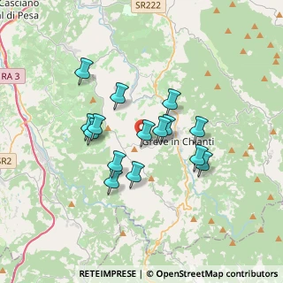 Mappa Via S. Cresci, 50022 Greve in Chianti FI, Italia (2.93667)