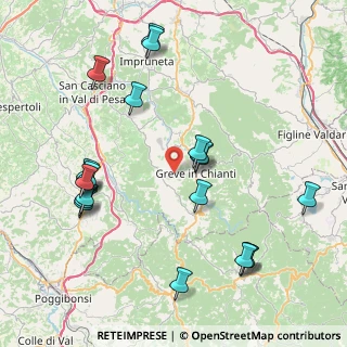 Mappa Via S. Cresci, 50022 Greve in Chianti FI, Italia (9.4525)