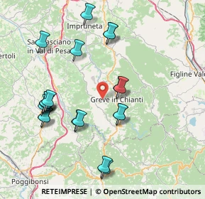 Mappa Via S. Cresci, 50022 Greve in Chianti FI, Italia (8.4695)
