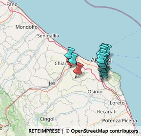 Mappa Via Giuseppe Ungaretti, 60020 Camerata Picena AN, Italia (12.20778)