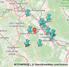 Mappa Via dei Castagni, 50022 Greve in Chianti FI, Italia (13.25333)