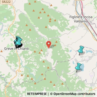 Mappa Via dei Castagni, 50022 Greve in Chianti FI, Italia (5.925)