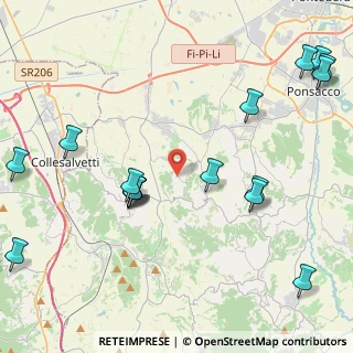Mappa Via Gioielli Ceppaiano, 56040 Crespina Lorenzana PI, Italia (5.52706)