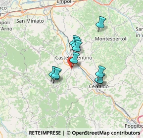 Mappa Via Rodolfo Morandi, 50051 Castelfiorentino FI, Italia (5.23273)