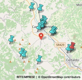 Mappa Via Rodolfo Morandi, 50051 Castelfiorentino FI, Italia (3.803)