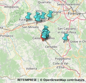 Mappa Via Rodolfo Morandi, 50051 Castelfiorentino FI, Italia (8.24857)