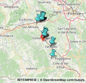 Mappa Via Rodolfo Morandi, 50051 Castelfiorentino FI, Italia (10.585)