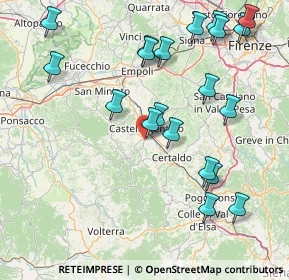 Mappa Via Rodolfo Morandi, 50051 Castelfiorentino FI, Italia (18.764)