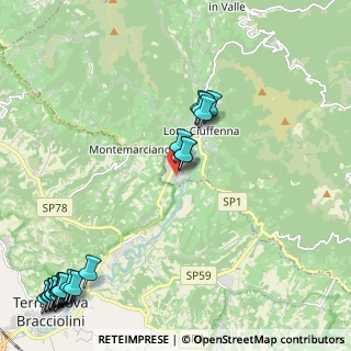 Mappa Via Fratelli Cervi, 52024 Loro Ciuffenna AR, Italia (3.229)