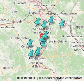 Mappa Strada Romita, 50028 Barberino Tavarnelle FI, Italia (9.785)