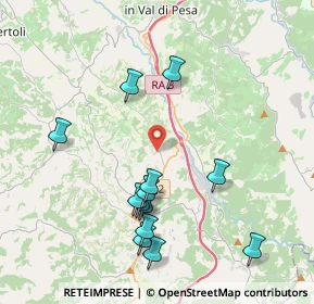 Mappa Strada Romita, 50028 Barberino Tavarnelle FI, Italia (4.26462)