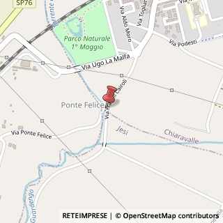 Mappa Via Clementina, 46, 60033 Jesi, Ancona (Marche)