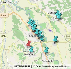 Mappa Largo Maria Montessori, 56033 Capannoli PI, Italia (1.374)