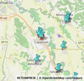 Mappa Largo Maria Montessori, 56033 Capannoli PI, Italia (2.35636)