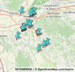 Mappa Largo Maria Montessori, 56033 Capannoli PI, Italia (6.98235)