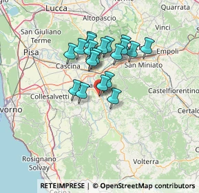 Mappa Largo Maria Montessori, 56033 Capannoli PI, Italia (10.7085)