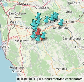 Mappa Largo Maria Montessori, 56033 Capannoli PI, Italia (10.25882)