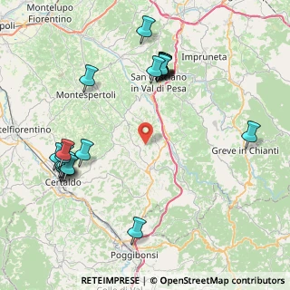 Mappa Strada Bonazza, 50028 Tavarnelle Val di Pesa FI, Italia (9.9255)