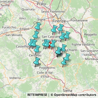 Mappa Strada Bonazza, 50028 Tavarnelle Val di Pesa FI, Italia (10.944)