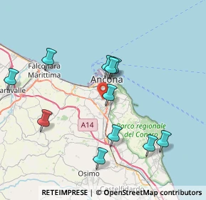 Mappa Via Palombare, 60128 Ancona AN, Italia (8.05364)