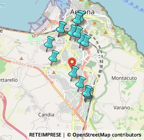 Mappa Via Palombare, 60128 Ancona AN, Italia (1.64357)