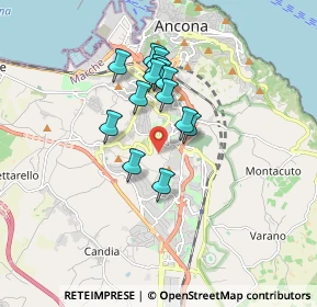 Mappa Via Palombare, 60128 Ancona AN, Italia (1.35929)