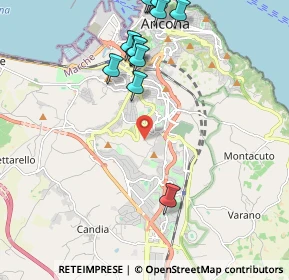 Mappa Via Palombare, 60128 Ancona AN, Italia (2.56308)