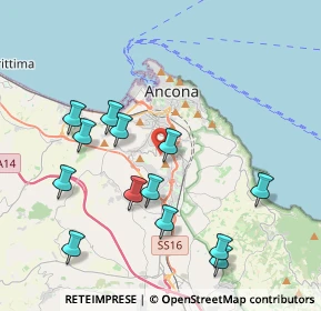 Mappa Via Palombare, 60128 Ancona AN, Italia (4.29308)