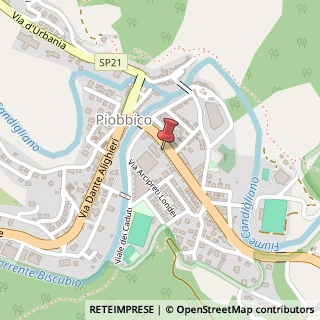 Mappa Via Santa Maria in Val D'Abisso, 8, 61046 Piobbico, Pesaro e Urbino (Marche)