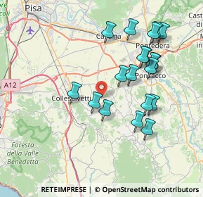 Mappa Via Stradiola, 56040 Crespina Lorenzana PI, Italia (7.66053)