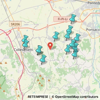 Mappa Via Stradiola, 56040 Crespina Lorenzana PI, Italia (3.73214)