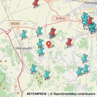 Mappa Via Stradiola, 56040 Crespina Lorenzana PI, Italia (5.86)