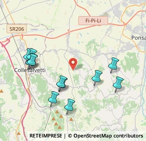 Mappa Via Stradiola, 56040 Crespina Lorenzana PI, Italia (4.3475)