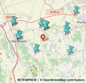 Mappa Via Stradiola, 56040 Crespina Lorenzana PI, Italia (4.50154)