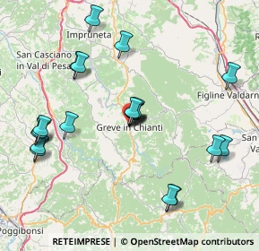 Mappa Viale Vittorio Veneto, 50022 Greve in Chianti FI, Italia (8.3555)