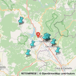 Mappa Via delle Fontanelle, 52037 Sansepolcro AR, Italia (6.9725)
