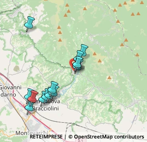 Mappa Via Filippo Turati, 52024 Loro Ciuffenna AR, Italia (3.66214)