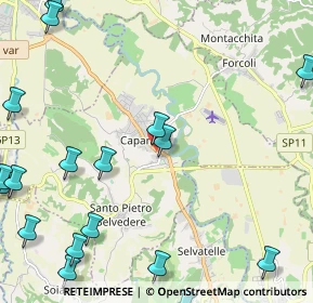 Mappa Piazza del Popolo, 56033 Capannoli PI, Italia (3.473)