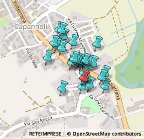 Mappa Piazza del Popolo, 56033 Capannoli PI, Italia (0.12759)