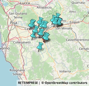 Mappa Piazza del Popolo, 56033 Capannoli PI, Italia (9.9945)