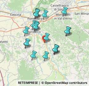 Mappa Piazza del Popolo, 56033 Capannoli PI, Italia (7.0005)
