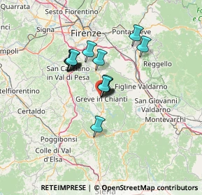 Mappa Via I Maggio, 50022 Greve in Chianti FI, Italia (9.97667)