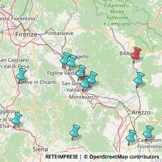 Mappa Riofi Ritorno, 52028 Terranuova Bracciolini AR, Italia (19.9875)