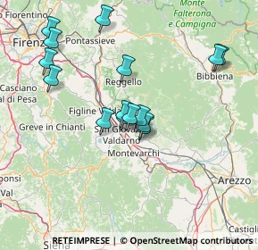 Mappa Riofi Ritorno, 52028 Terranuova Bracciolini AR, Italia (14.08733)
