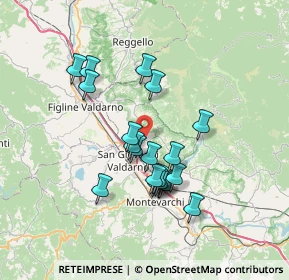 Mappa Riofi Ritorno, 52028 Terranuova Bracciolini AR, Italia (6.244)