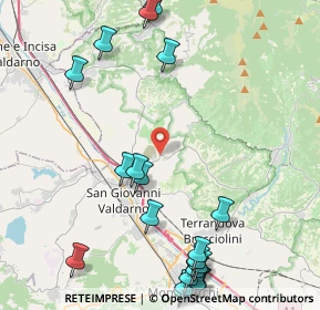 Mappa Riofi Ritorno, 52028 Terranuova Bracciolini AR, Italia (5.73)