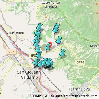 Mappa Riofi Ritorno, 52028 Terranuova Bracciolini AR, Italia (1.61071)
